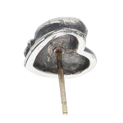 Chrome Hearts Silver Heart Stud Earring Size ONE SIZE