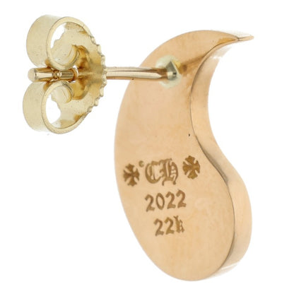 Chrome Hearts 22K Yellow Gold Yin Yang Earring Size ONE SIZE