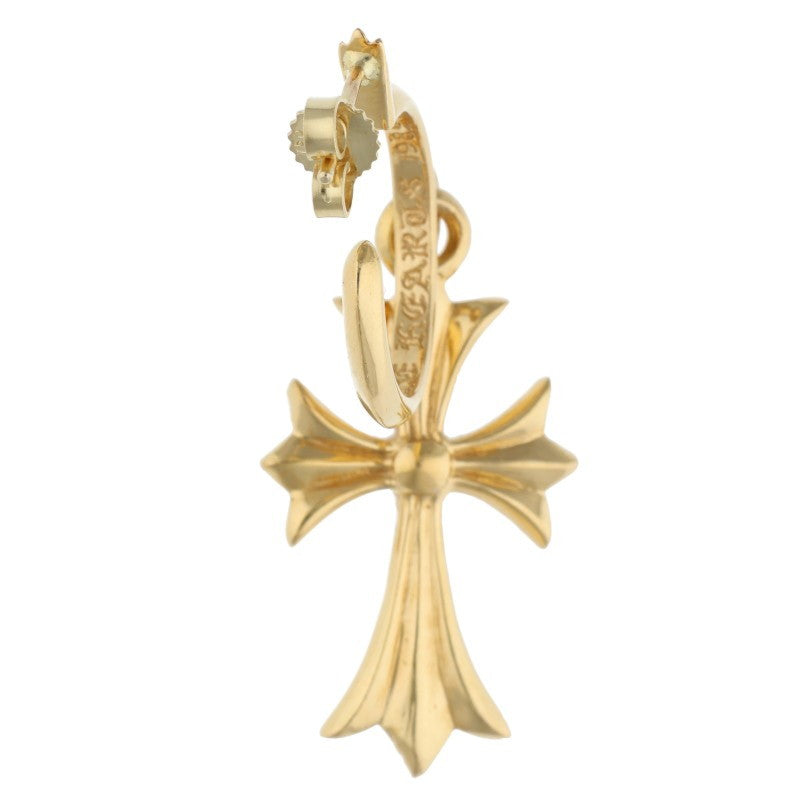 Chrome Hearts 22K Yellow Gold Tiny CH Cross Size ONE SIZE