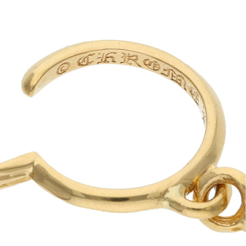 Chrome Hearts 22K Yellow Gold Tiny CH Cross Size ONE SIZE