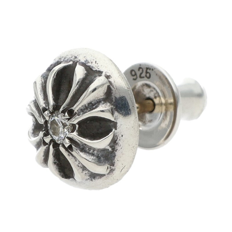 Chrome Hearts Silver Cross Ball Stud 1 Diamond Size ONE SIZE