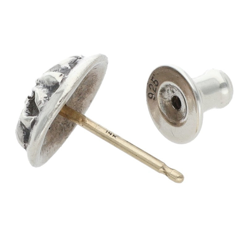 Chrome Hearts Silver Cross Ball Stud 1 Diamond Size ONE SIZE