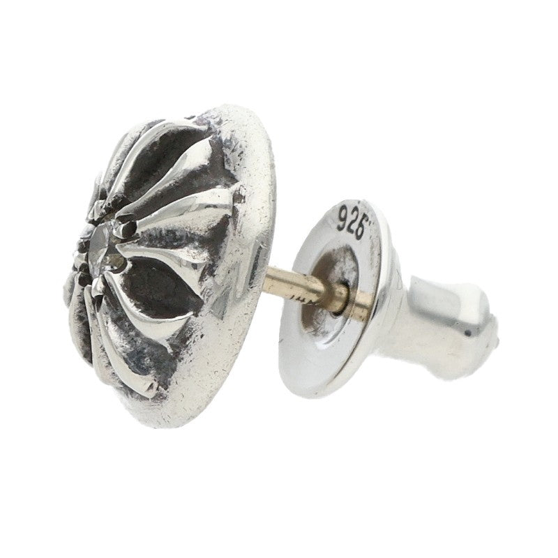 Chrome Hearts Silver Cross Ball Stud 1 Diamond Size ONE SIZE