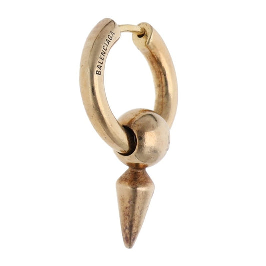 BALENCIAGA Gold Force Spike Single Earring Size ONE SIZE