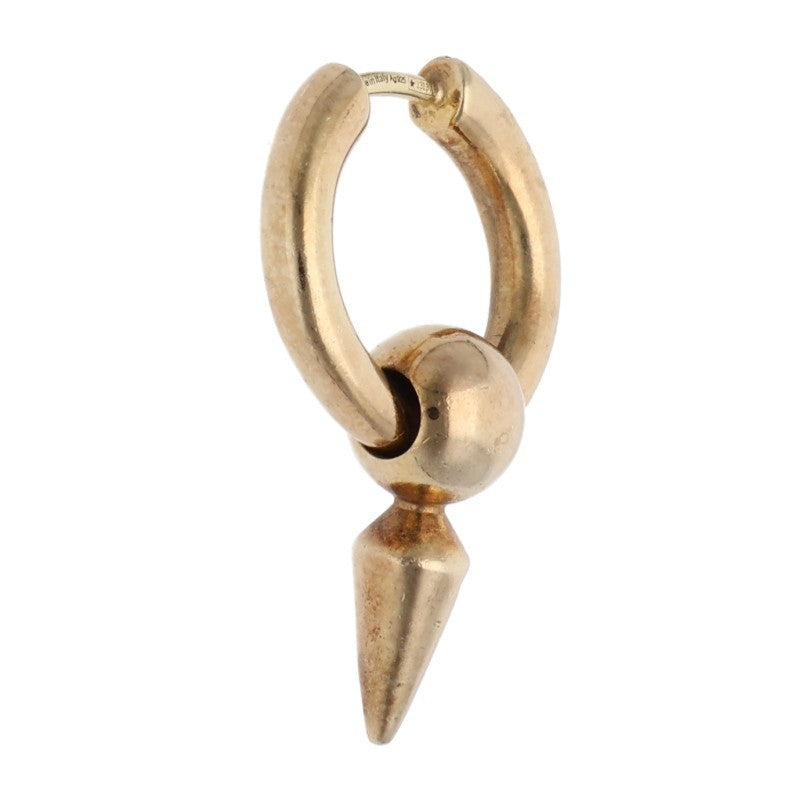 BALENCIAGA Gold Force Spike Single Earring Size ONE SIZE