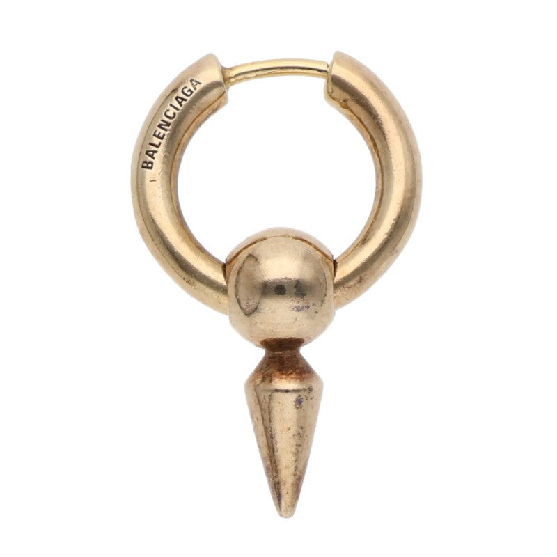 BALENCIAGA Gold Force Spike Single Earring Size ONE SIZE