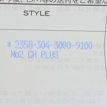 Chrome Hearts No2 CH Plus Stud Single Earring Size ONE SIZE