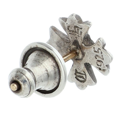 Chrome Hearts No2 CH Plus Stud Single Earring Size Silver