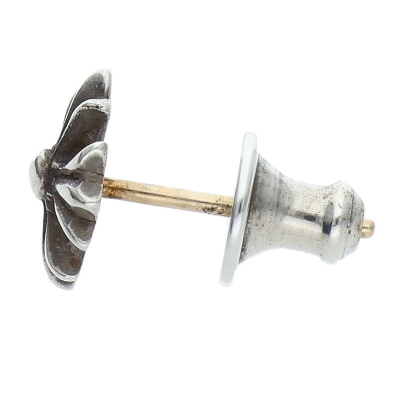 Chrome Hearts No2 CH Plus Stud Single Earring Size Silver