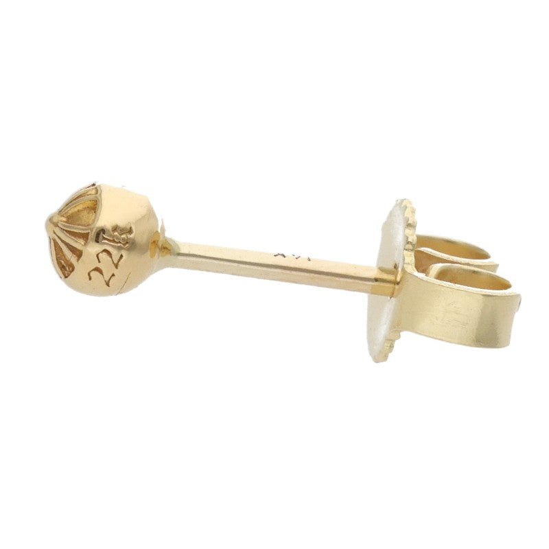 Chrome Hearts 22K Mini Cross Ball Stud Single Size ONE SIZE