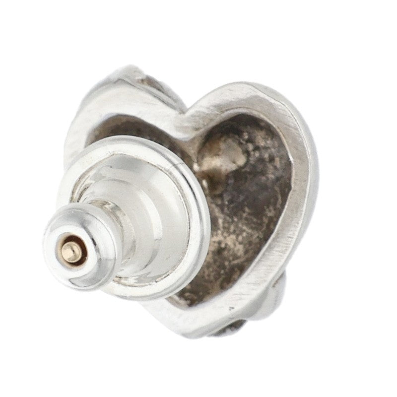 Chrome Hearts Heart Stud Single Earring Silver Size ONE SIZE