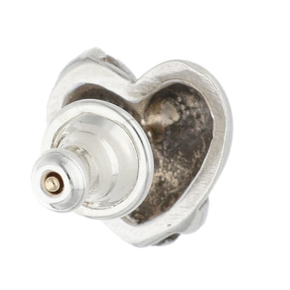 Chrome Hearts Heart Stud Single Earring Silver Size ONE SIZE