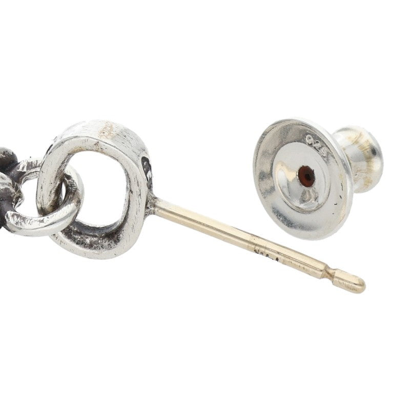 Chrome Hearts Baby Fat Drop Silver Earring Size ONE SIZE