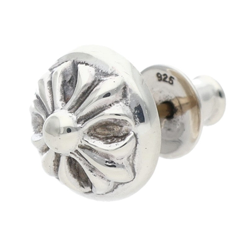 Chrome Hearts Cross Ball Stud Silver Earring Size ONE SIZE