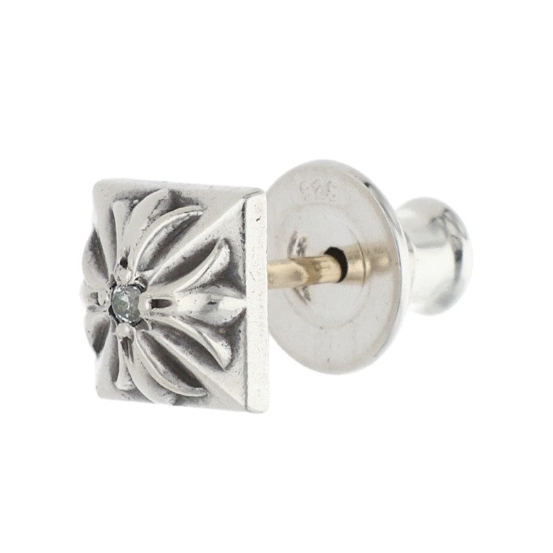 Chrome Hearts 1 Diamond Pyramid Stud Silver Size ONE SIZE