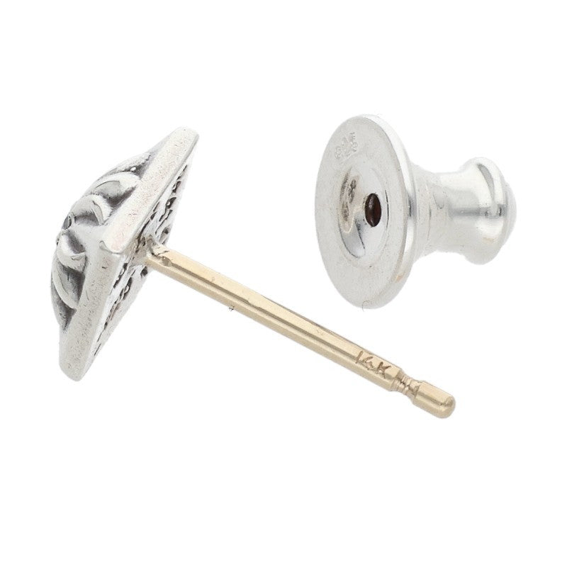 Chrome Hearts 1 Diamond Pyramid Stud Silver Size ONE SIZE