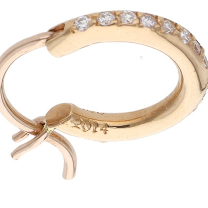 Chrome Hearts 22K PAVE Diamond Gold Earring Size ONE SIZE