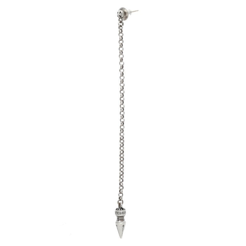 Chrome Hearts Chain Spike Drop Silver Earring Size ONE SIZE