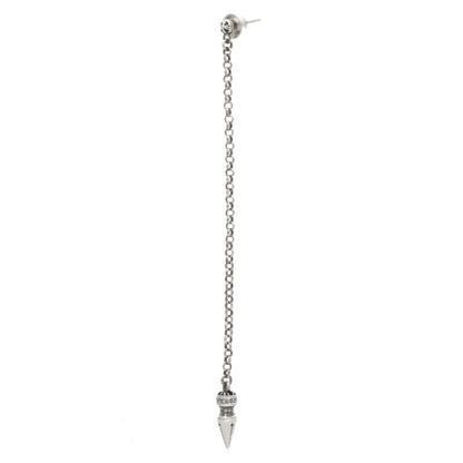 Chrome Hearts Chain Spike Drop Silver Earring Size ONE SIZE