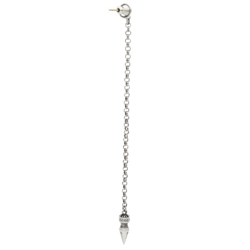 Chrome Hearts Chain Spike Drop Silver Earring Size ONE SIZE