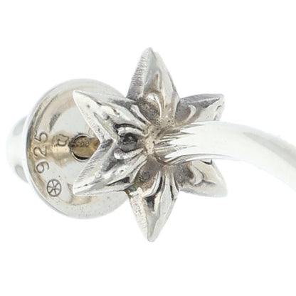 Chrome Hearts HOOP W CUT STAR Silver Earring Size ONE SIZE