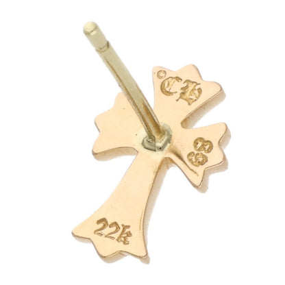 Chrome Hearts 22K CH CRSS 2 FAT Gold Earring Size ONE SIZE