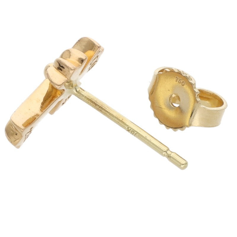 Chrome Hearts 22K CH CRSS 2 FAT Gold Earring Size ONE SIZE