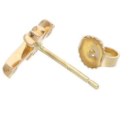 Chrome Hearts 22K CH CRSS 2 FAT Gold Earring Size ONE SIZE