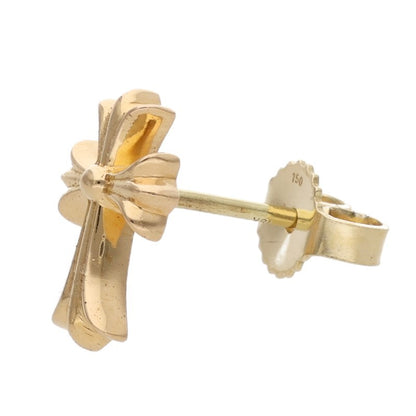 Chrome Hearts 22K CH CRSS 2 FAT Gold Earring Size ONE SIZE