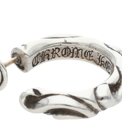 Chrome Hearts HOOP SCROOL 1 Silver Earring Size ONE SIZE