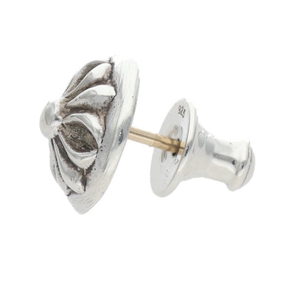 Chrome Hearts STUD CRSBLL Silver Earring Size ONE SIZE