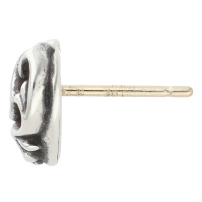 Chrome Hearts STUD HEART Silver Earring Size ONE SIZE