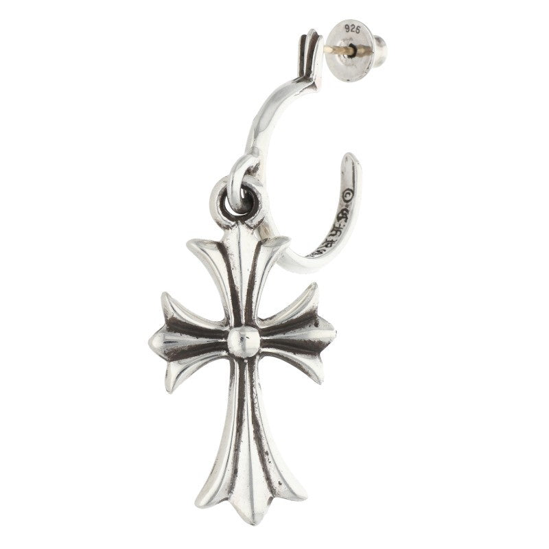 Chrome Hearts TINY CH CROSS Hoop Silver Size ONE SIZE