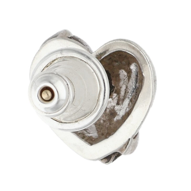 Chrome Hearts STUD HEART Silver Stud Earring Size ONE SIZE