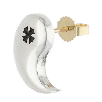 Chrome Hearts YIN YANG Silver Earring Size ONE SIZE