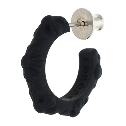 Chrome Hearts Criss-cross hoop Black (Silver 0.71g)