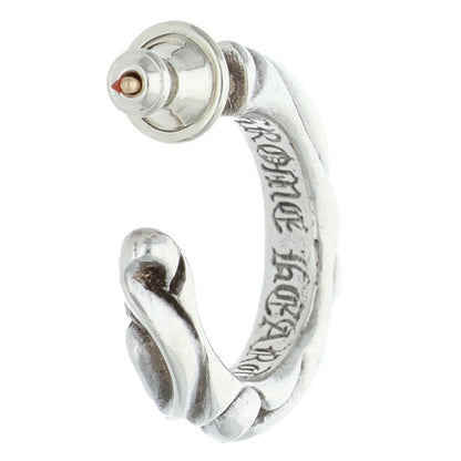 Chrome Hearts HOOP SCROOL 1 Silver Hoop Size ONE SIZE