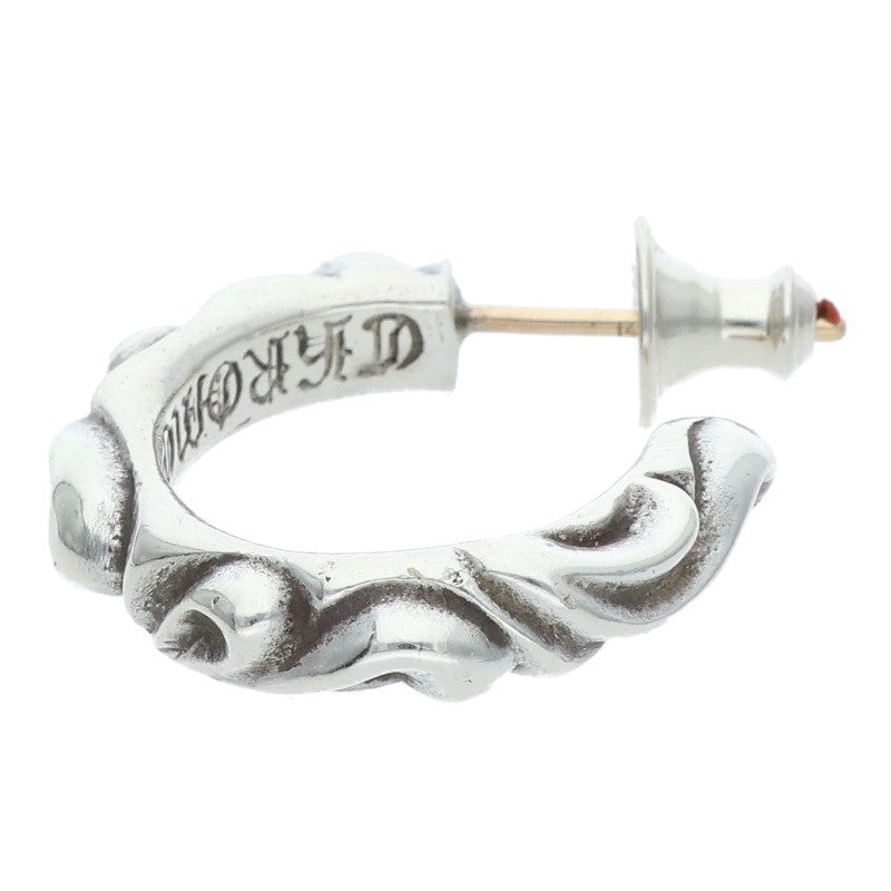 Chrome Hearts HOOP SCROOL 1 Silver Hoop Size ONE SIZE