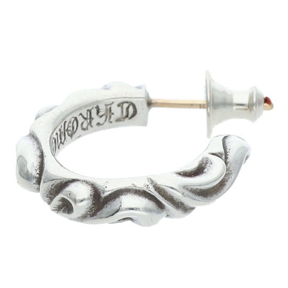 Chrome Hearts HOOP SCROOL 1 Silver Hoop Size ONE SIZE