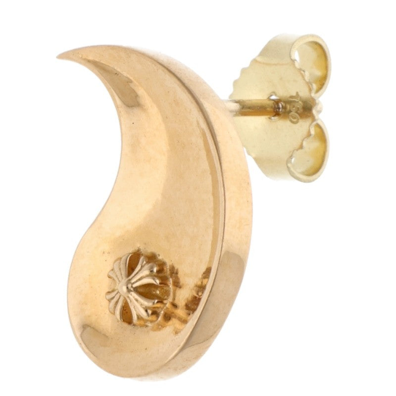 Chrome Hearts YIN YANG 22K Yellow Gold Earring Size ONE SIZE