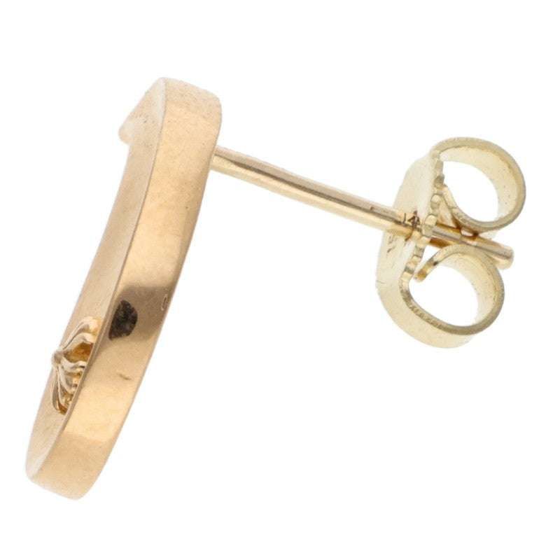 Chrome Hearts YIN YANG 22K Yellow Gold Earring Size ONE SIZE