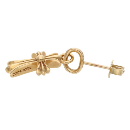Chrome Hearts 22K Baby Fat Drop Gold Earring Size ONE SIZE