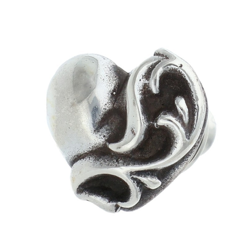 Chrome Hearts Heart Stud Silver Earring Size ONE SIZE
