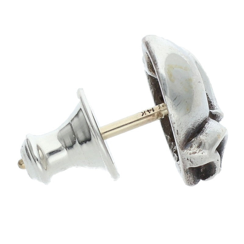 Chrome Hearts Heart Stud Silver Earring Size ONE SIZE