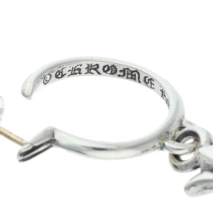 Chrome Hearts Tiny CH Cross Hoop Silver Size ONE SIZE