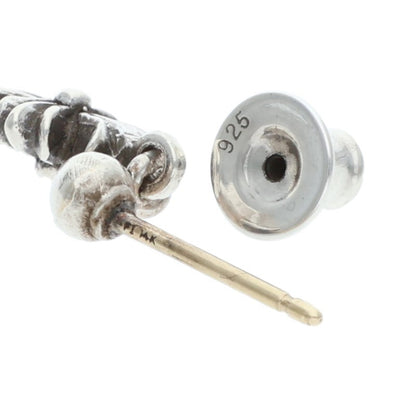 Chrome Hearts TNY E CH PLS Drop Silver Earring Size ONE SIZE