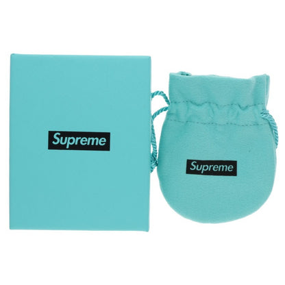 SUPREME Tiffany Heart Earrings Silver Size ONE SIZE