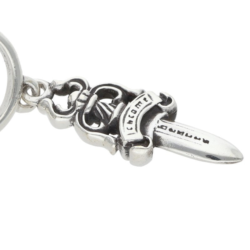Chrome Hearts #5 Dagger Hoop Silver Earring Size ONE SIZE