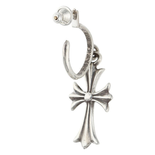 Chrome Hearts Tiny CH Cross Hoop Single Size ONE SIZE