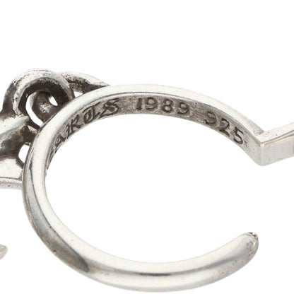 Chrome Hearts Tiny CH Cross Hoop Single Size ONE SIZE